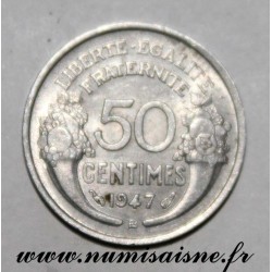 FRANKREICH - KM 894 - 50 CENTIMES 1947 B - Beaumont le Roger - TYP MORLON