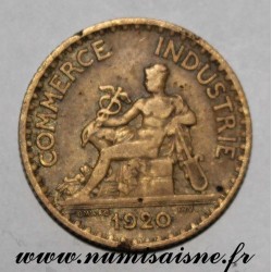 FRANCE - KM 876 - 1 FRANC 1920 - TYPE COMMERCE CHAMBER