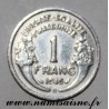 FRANCE - KM 885a - 1 FRANC 1945 B - Beaumont le Roger - TYPE MORLON