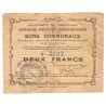 62860 - ECOURT - 2 FRANCS 20.12.1914 - TTB