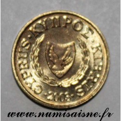 CYPRUS - KM 53 - 1 CENT 2003