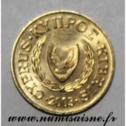 CHYPRE - KM 54 - 2 CENTS 2003