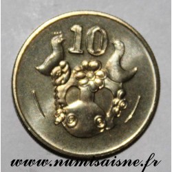 CHYPRE - KM 56 - 10 CENTS 2002