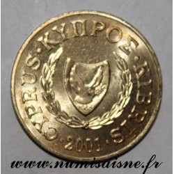 CHYPRE - KM 62 - 20 CENTS 2001