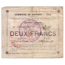 62119 - DOURGES - 2 FRANCS...