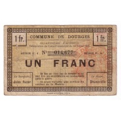 62119 - DOURGES - 1 FRANC...