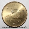 UNGARN - KM 696 - 20 FORINT 1995