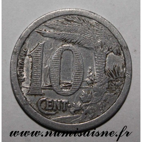 ALGERIEN - KM TnE2 - 10 CENTIMES 1921 - HANDEL KAMMER VON ORAN