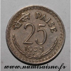 INDIEN - KM 49 - 25 PAISE 1975 - Bombay