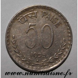 INDE - KM 63 - 50 PAISE 1975 - Hyderabad