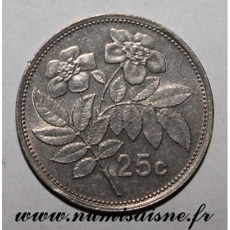 MALTE - KM 80 - 25 CENTS 1986