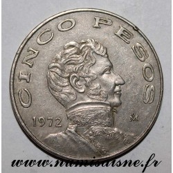 MEXICO - KM 472 - 5 PESOS 1972