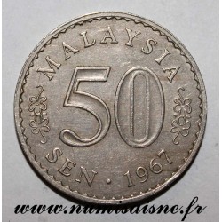 MALAYSIE - KM  5 - 50 SEN 1967