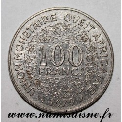 WEST AFRICAN STATES -  KM 4 - 100 FRANCS 1979