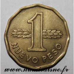 URUGUAY - KM 69 - 1 NUEVO PESO 1976 - José Gervasio Artigas