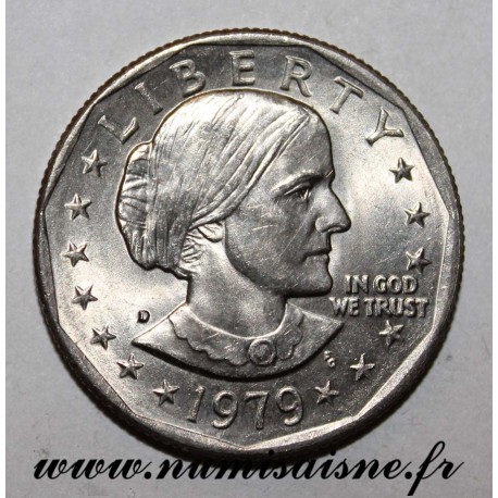 UNITED STATES KM 207 1 DOLLAR 1979 D Denver Susan B. Anthony