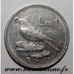 MALTE - KM 99 - 1 LIRA 1991