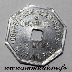 FRANCE - 62 - LIEVIN - BOULANGERIE - 1922 - COOPÉRATIVE DES MINES - FRAPPE MÉDAILLE