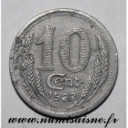 FRANCE - 28 - EURE ET LOIR - 10 CENT 1922 - COMMERCE CHAMBER