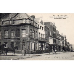 KOMITAT 59360 - LE NORD - LE CATEAU - FRANCE STREET UND GRAND'PLACE