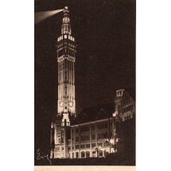 59 - LE NORD - LILLE - LE BEFFROI LA NUIT