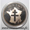 FRANCE - MÉDAILLE - SECONDE GUERRE MONDIALE 1939-1945 - BATAILLE DE BIR-HAKEIM - ROMMEL ET KOENIG