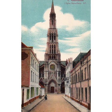 59300 - LE NORD - VALENCIENNES - L'EGLISE NOTRE DAME