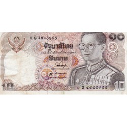 THAILAND - PICK 87 - 10 BAHT - 1980 - SIGN 53