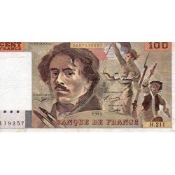 Frankreich - FAY 69BIS/5 - 100 FRANCS DELACROIX - 1993 - TYPE 1978