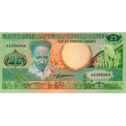 SURINAME - 25 GULDEN - 09/01/1988