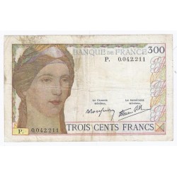 FRANCE - PICK 87 - 300 FRANCS 1939 -  09.02 - UNDATED