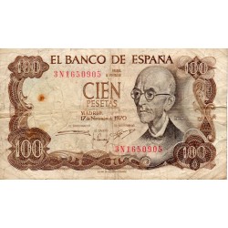 SPANIEN - PICK 152 a - 100 PESETAS - 17/11/1970