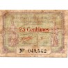 COUNTY 21 - DIJON - CHAMBER OF COMMERCE - 25 CENTIMES - 30/08/1920