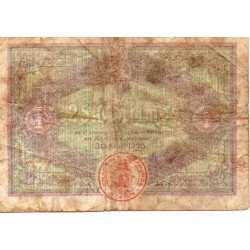 COUNTY 21 - DIJON - CHAMBER OF COMMERCE - 25 CENTIMES - 30/08/1920