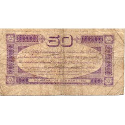 31 - TOULOUSE - HANDELSKAMMER - 50 CENTIMES - 08/03/1922