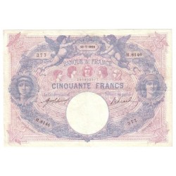 FAY 14/31 - 50 FRANCS 1918 - 13.07 - TYPE BLEU ET ROSE - PICK 64