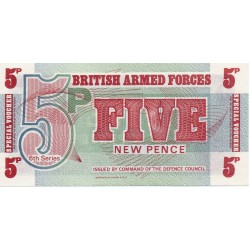 GREAT BRITAIN - PICK M47 - 5 NEW PENCE - ND (1972)