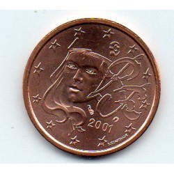 FRANCE - 5 CENT 2001 - NOUVELLE MARIANNE