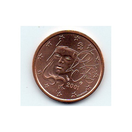 FRANCE - 5 CENT 2001 - NOUVELLE MARIANNE