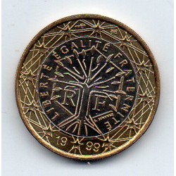 FRANCE - 1 EURO 1999 - ARBRE - SUPERBE A FLEUR DE COIN