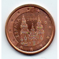 ESPAGNE - KM 1042 - 5 CENT 2004 - COMPOSTELLE