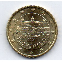 SLOVAQUIE - KM 98 - 10 CENT 2009 - CHATEAU DE BRATISLAVA