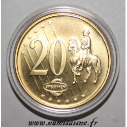 MALTA - 20 CENT EURO 2004 - JEAN PARISOT DE LA VALETTE - PROTOTYP