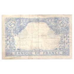 FAY 02/47 - 5 FRANCS BLEU - 29/01/1917 - VERSEAU - SUPERBE