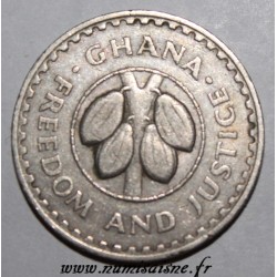 GHANA - KM 17 - 20 PESEWAS 1967