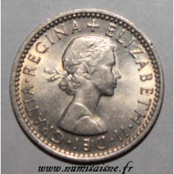 GRANDE BRETAGNE - KM 903 - 6 PENCE 1954 - ELISABETH II