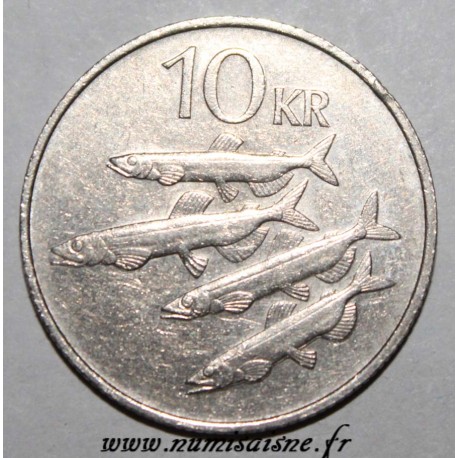 ISLANDE - KM 29.1 - 10 KRONUR 1984