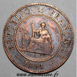 INDOCHINA - KM 1 - 1 CENT 1894 A