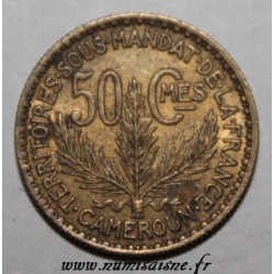 CAMEROUN - KM 1 - 50 CENTIMES 1925