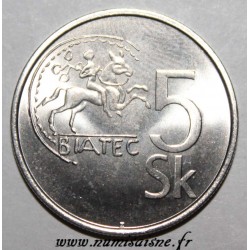 SLOVAKIA - KM 14 - 5 KORUNA 2007